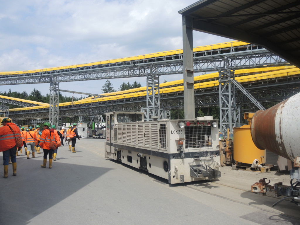 Juni 14 Sonderfahrt Koralmtunnel Grubenlok Schöma 23 der ARGE KAT 2